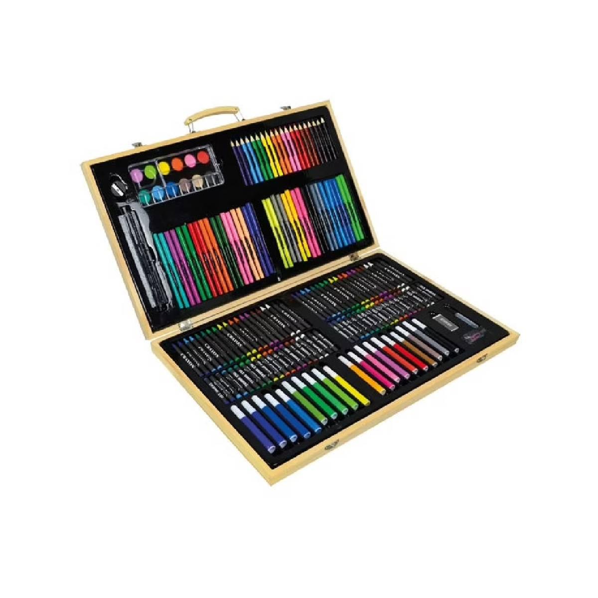 Estuche de madera 180 piezas
